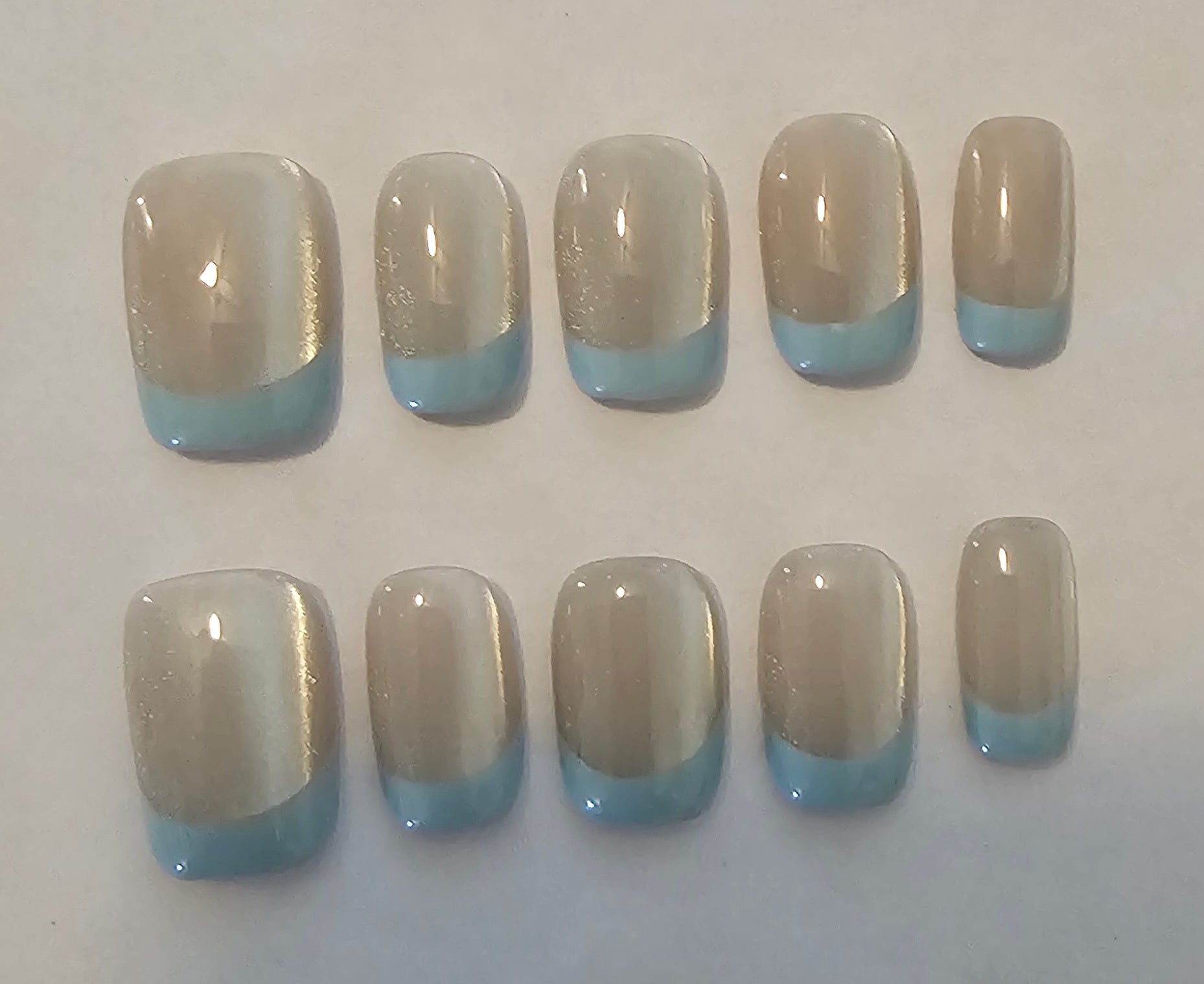 Baby Blue French Tip
