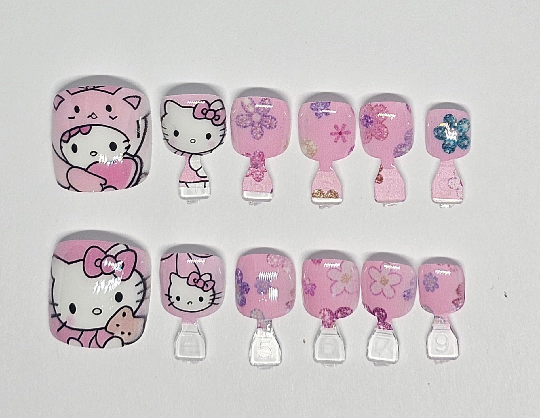 Pretty Kitty Toe Set